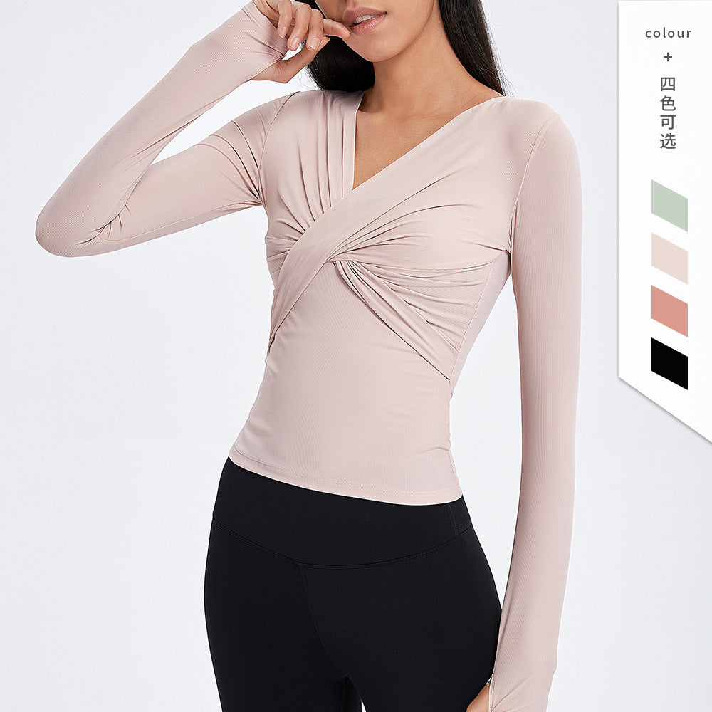 Qi Standout Cross Top